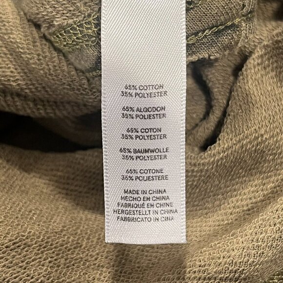 ALTERNATIVE APPAREL Women's Green Camo Crewneck Sweatshirt Size M - Picture 4 of 4